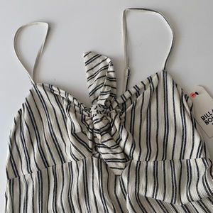 Billabong twist top romper size m